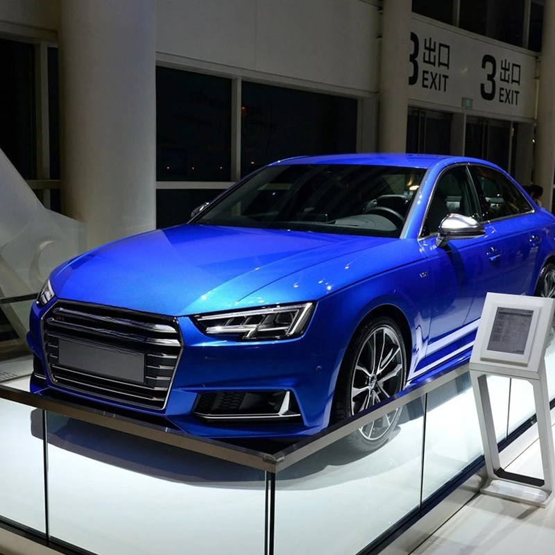 

A PairSuitable For 17-19 Audi A4 Headlight Assembly Modification Low Rise With LED Daytime Running Light Water Steering Lens