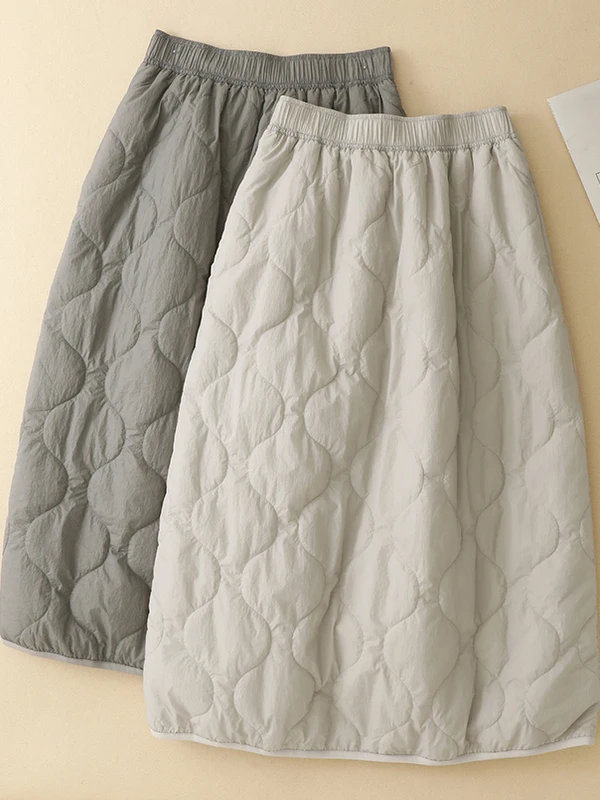 

Thi, зимняя новая женская юбка, художественная длина миди, теплая юбка трапециевидной формы длиной f для больших размеров, грушевидное тело