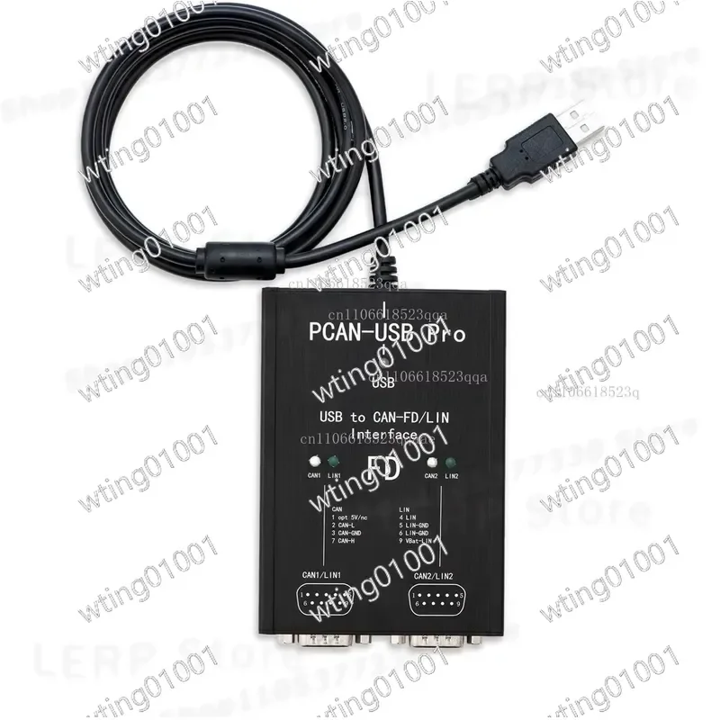for PCAN FD PRO Edu IPEH-004022 USB Interface Adapter Compatible with Vector CANoe VN1610 High Speed Data Logger Diagnostic