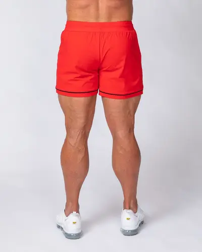 Imagen 2 del producto Novedad de verano, pantalones de tres pulgadas para hombre, pantalones de secado rápido para natación y Fitness, pantalones deportivos de baloncesto por encima de la rodilla de estilo americano
