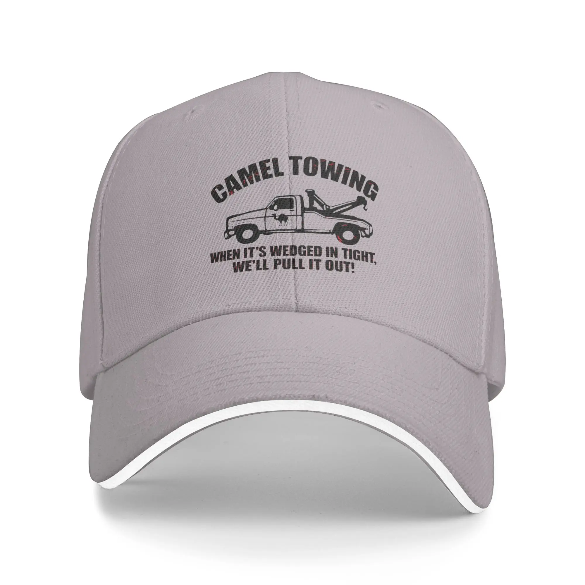 Fashion Camel Towing we ll pull it out  Curved Brim Baseball Cap Sunshade Cap Women's