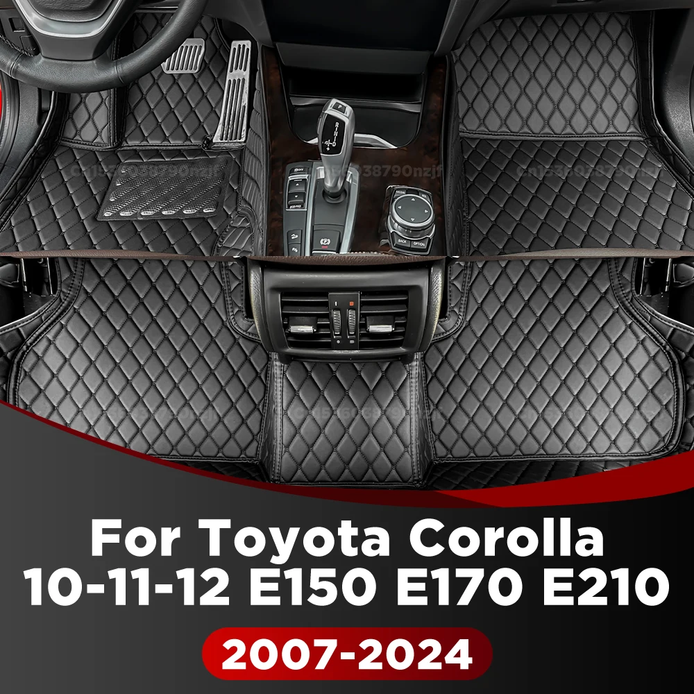 

Для Toyota Corolla 10 11 12 Gen. E150 E170 E210 2007-2024 Автомобильный коврик на заказ, автомобильный ковер, аксессуары для интерьера, защитные
