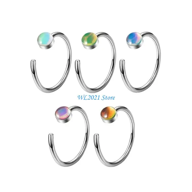 

G5GC Multifuntioanl Nose Studs Fashion Body Jewelry Nose Piercing Jewelry for Parties Music Festivals and Enhancing Charm