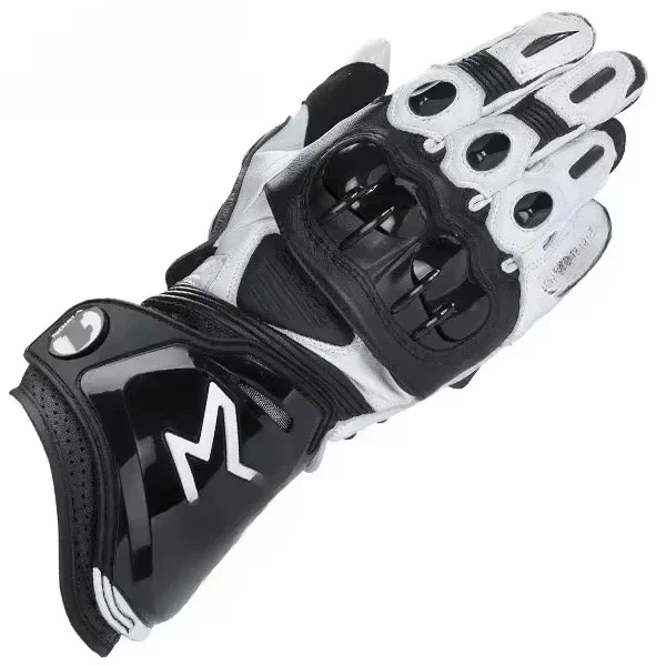 New For GP-PRO Motorcycle Gloves Men Cowhide Racing Motocross Gloves Hard Knuckle Touchscreen Moto Gloves For Dirt Bike Moto