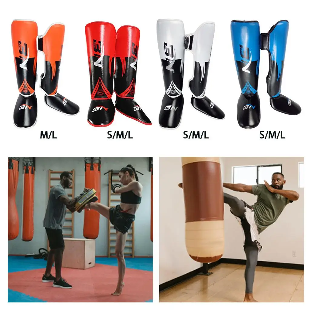 

Shin Guards Protective Leg Boxing Equipment Kickboxing Mma Shin Instep Pads