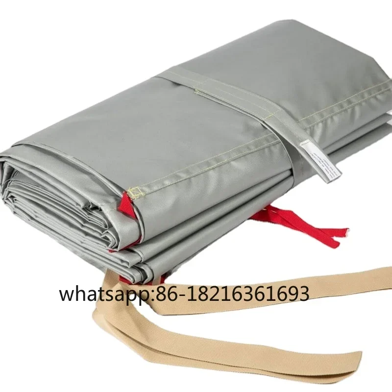 

Температурное пожарное одеяло Автомобильное большое 6*8 м Автомобильное пожарное одеяло EV