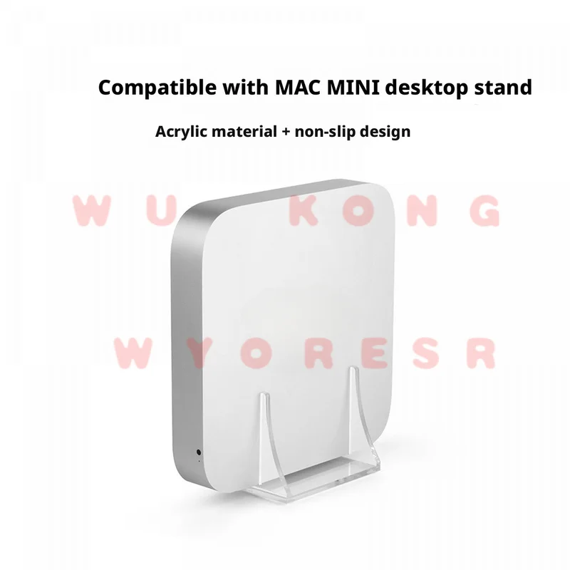 for Mac Mini (2010/2011/2012/2014/2018/2020/2023) Desktop Stand Hollow Frame Boost Air Flow Dissipate Continuous Office Working
