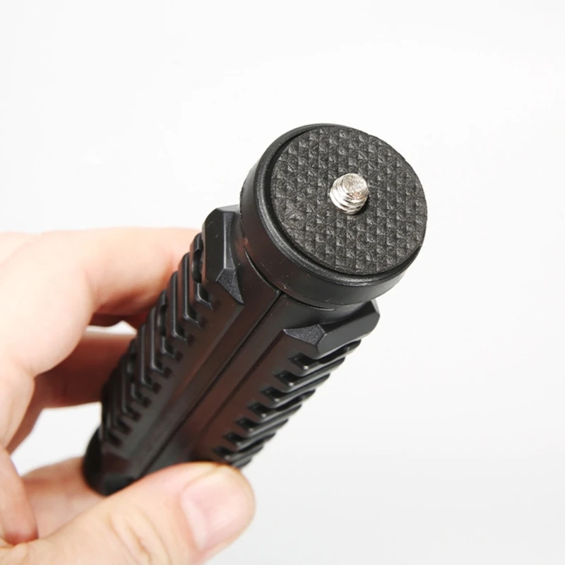  652D 2pcs Portable Keys Light Lanterns Stand Plastic Flashlight Tripod Stable Stand Camping Flashlight Tripod Light Bracket image 3