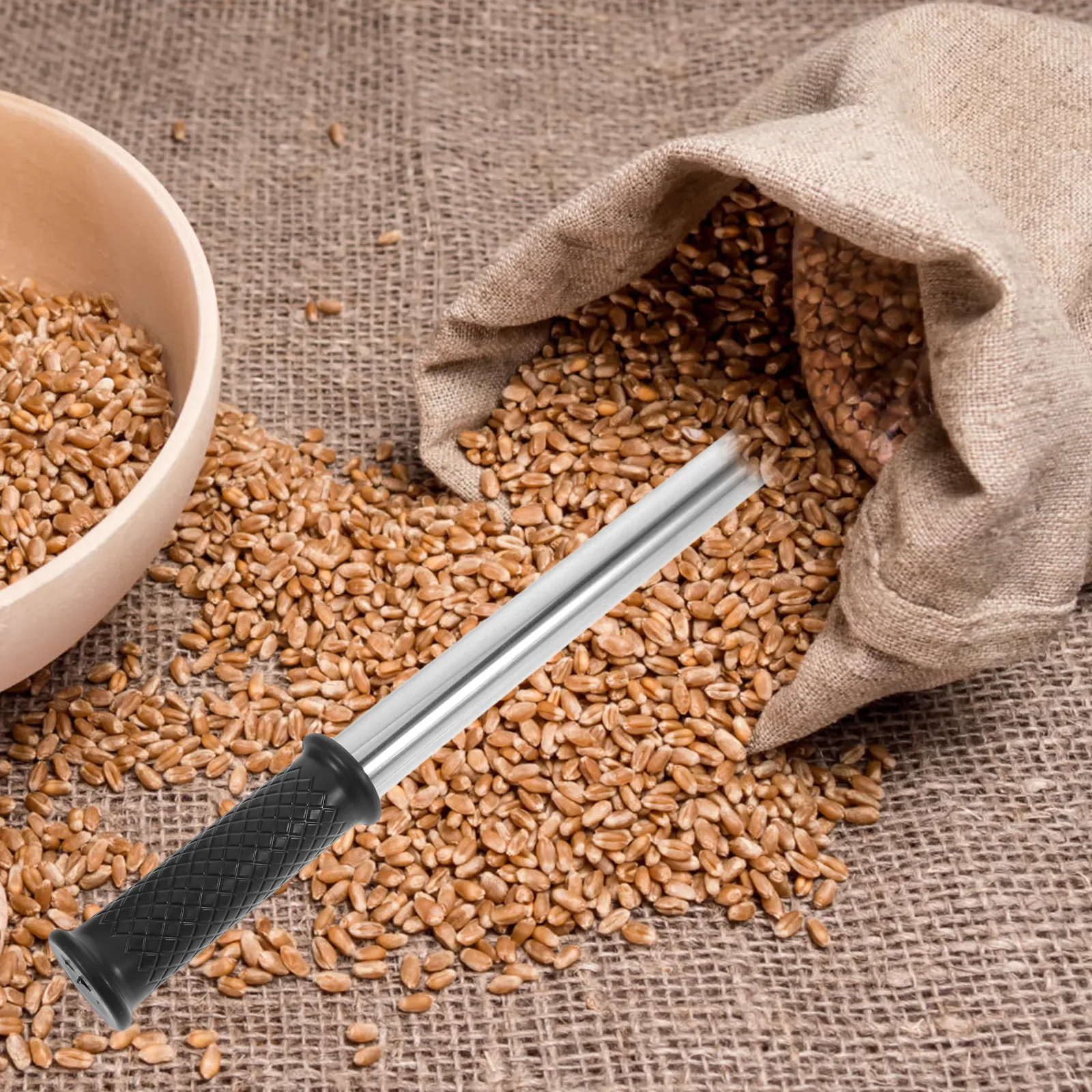 Agriculture Farming Rice - 穀物サンプリングプローブステンレス鋼固体サンプラー器具正確な米小麦トウモロコシ粉末農業供給農場サンプリングツール