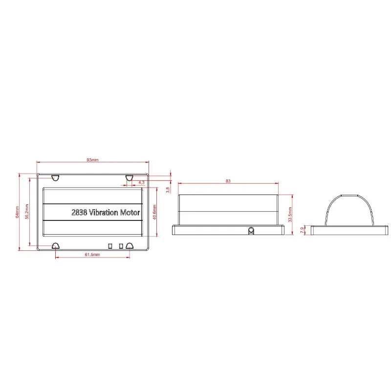 2838 DC 12V24V เตียงนวดสั่นเฉพาะ Micro มอเตอร์สั่นสะเทือน DC มอเตอร์สั่นสะเทือนที่แข็งแกร่งนวด Core อุปกรณ์เสริม