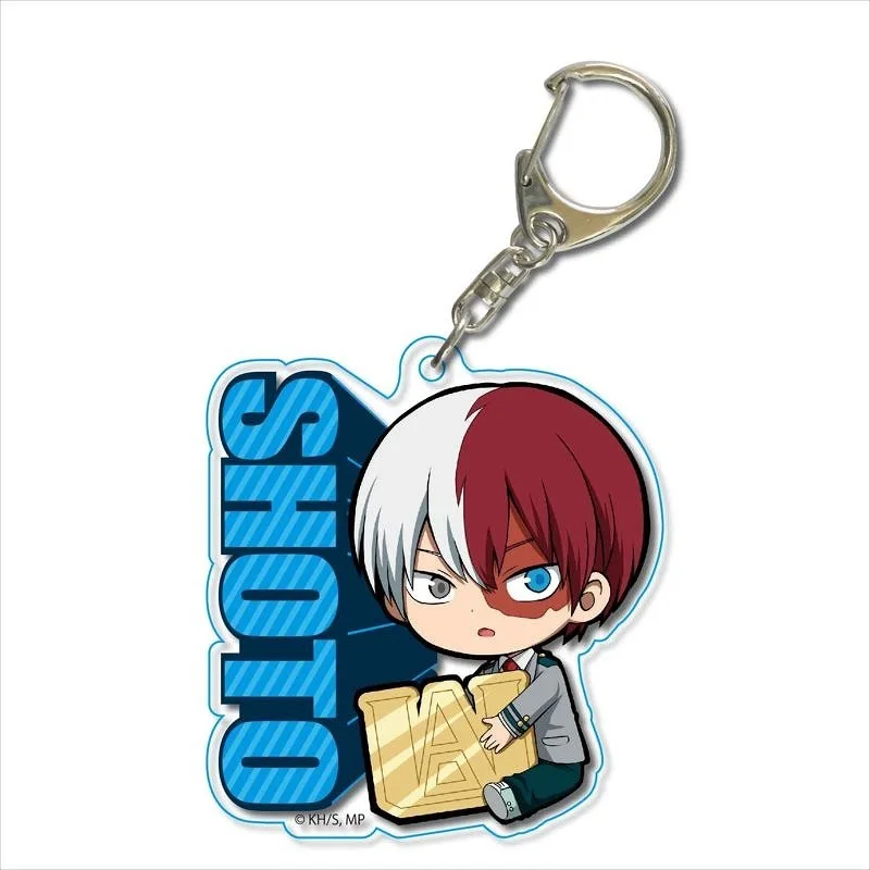 Acrylic Keychain MY HERO My Hero Academy Q Edition Multiple Optional Graphic Clear Pendant