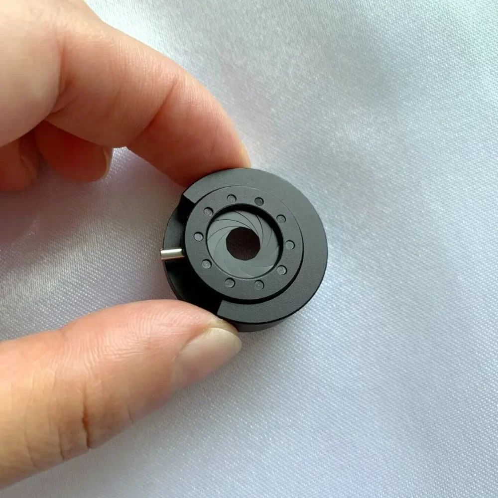 فتحة يدوية قابلة للتعديل 1-12 مللي متر وحدة غشاء القزحية البصرية مجهر كاميرا ليزر لتقوم بها بنفسك M4 قوس اختياري