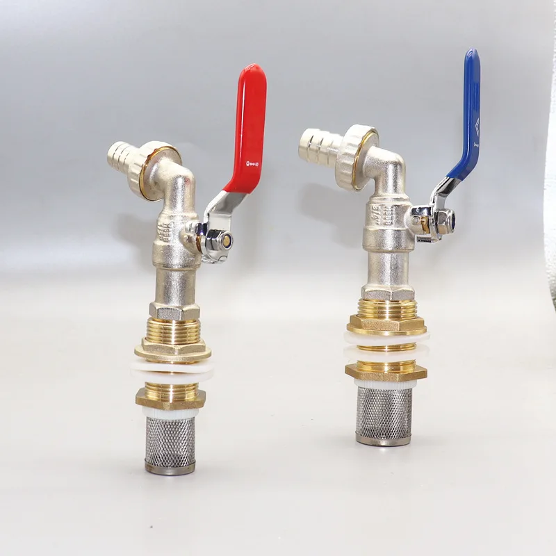 

Faucets Garden Rain 1/2 Inch Plastic Bucket Adapter Filter Fauce Bucket Base Connector Brass