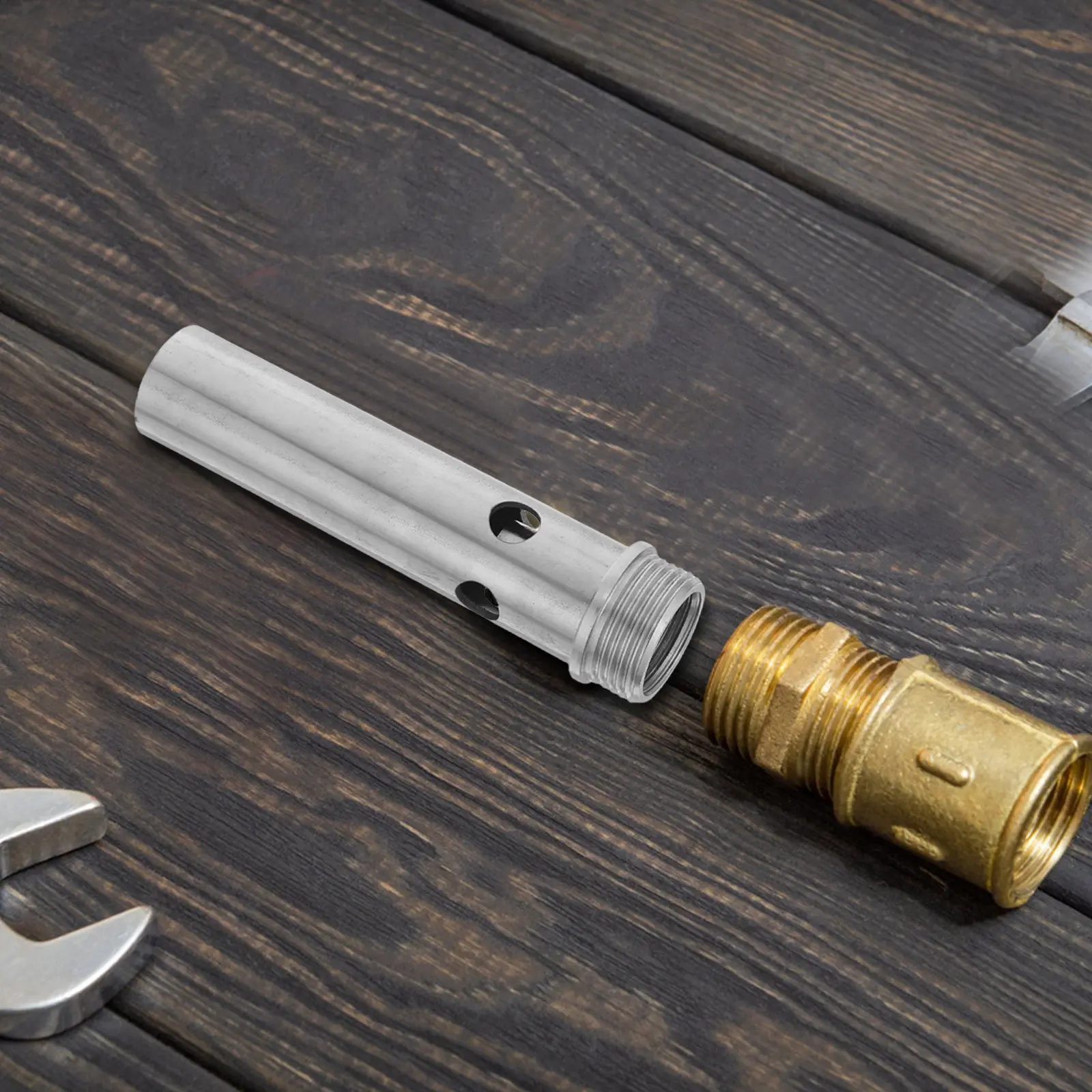 Sprinkler Head Brass Bubbling Fountain Nozzle Garden Stainless Steel Outdoor Column