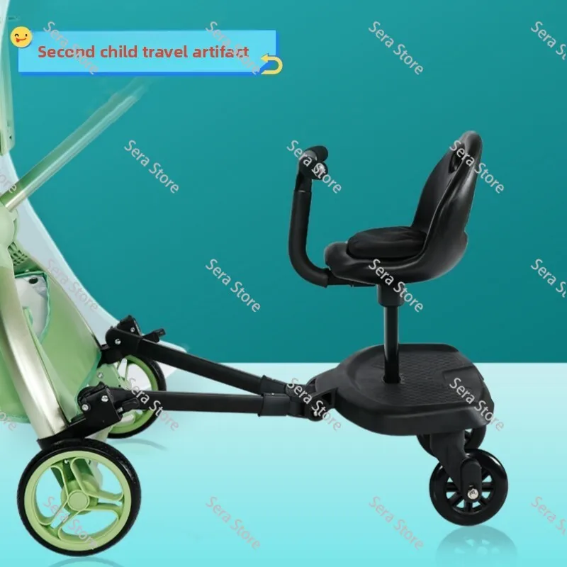 Cart Auxiliary Pedal Plus Seat Small Tail Cart Cart Accessories Size Double Seat