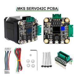 Makerbase MKS SERVO42C PCBA MKS APT Mute Drive Replace TMC2209 NEMA17 Closed Loop Stepper Motor Driver CNC 3D Printer Parts