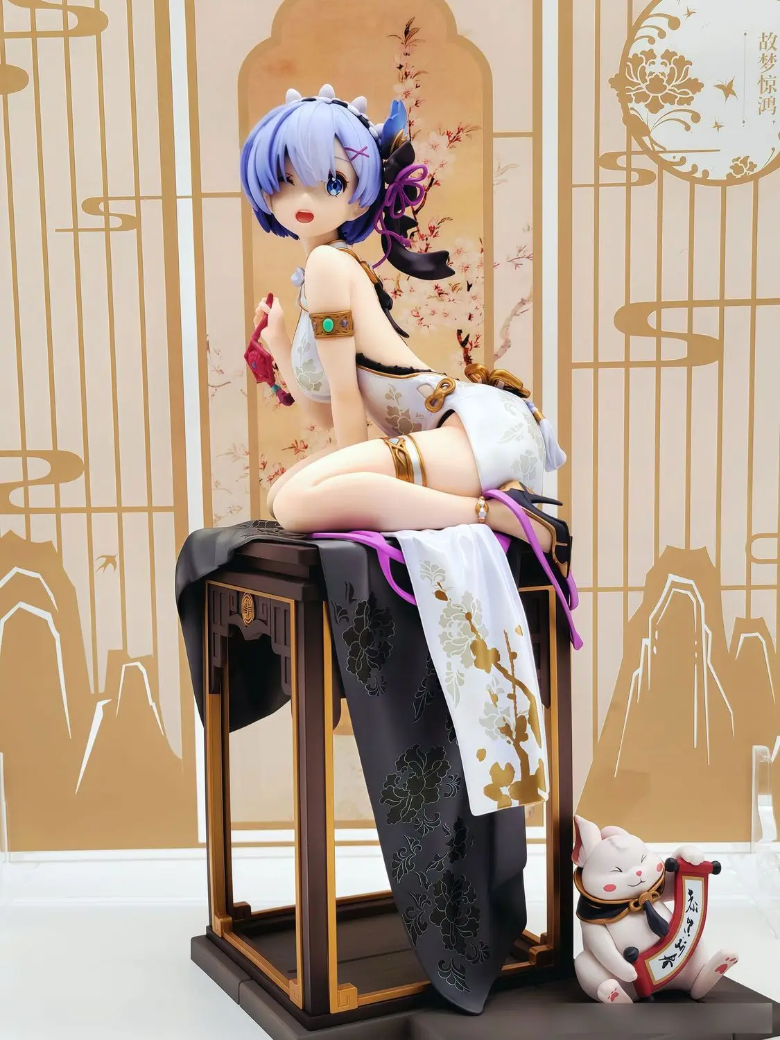 إعادة: الحياة في عالم مختلف من الصفر أنيمي الشكل إميليا وريم شيونغسام زي عمل أرقام مثير فتاة لعبة مجسمة هدية طفل