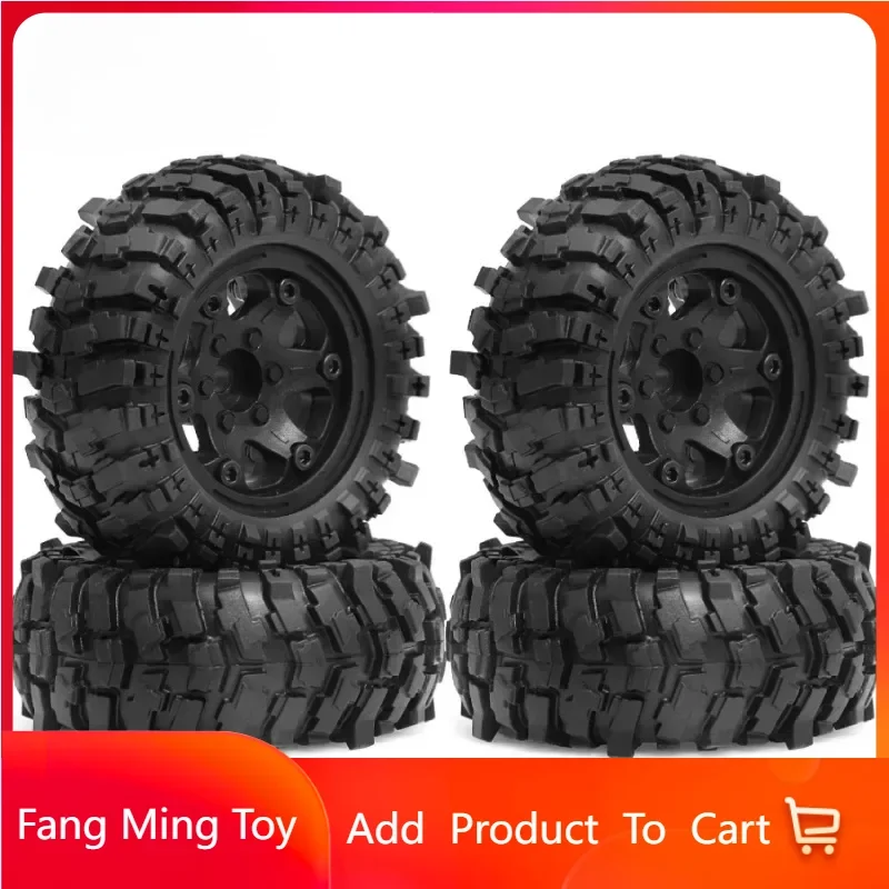 

1.9" Plastic Beadlock Wheels and Crawler Tires OD 88mm 4PCS for 1/12 Crawler Car MJX H12Y+ Axial SCX10 AXI03007 Tamiya CC01 D90