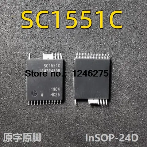 2pcs~10pcs/LOT 100% Original SC1551C SC1551C-HC26-TL SC1551C-HC26 INSOP-24D In Stock Game Console Replacement Parts