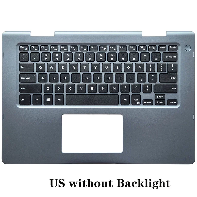 Imagem -02 - Laptop Top Case Palmrest Caixa Superior com Teclado sem Luz de Fundo us br Inspiron 14 5000 14mf 5481 5482 0xhyyj 041kvj Novo