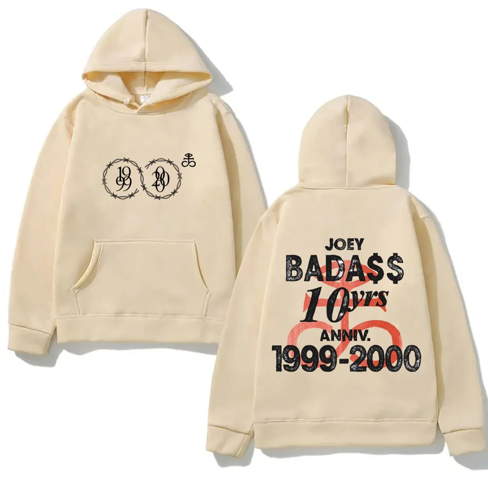 

Joey Badass Singer's Same Style Hooded Grunge Comfortable Sweatshirt Sleeve Gothic Clothes Moletom Grunge 2025 NEW Unisex Hoodie