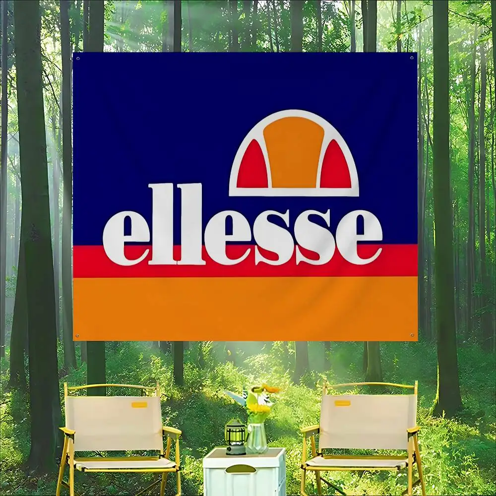 E-Ellesse Logo Advanced Printing Commercial Advertising Flag Company Party Banner