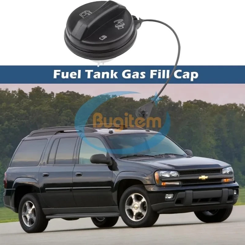 Fuel Tank Cover Gas Filler Cap with Tether 15794103 GT291 19432733 For Buick Chevrolet Cruze Colorado Canyon Tailblazer Saturn