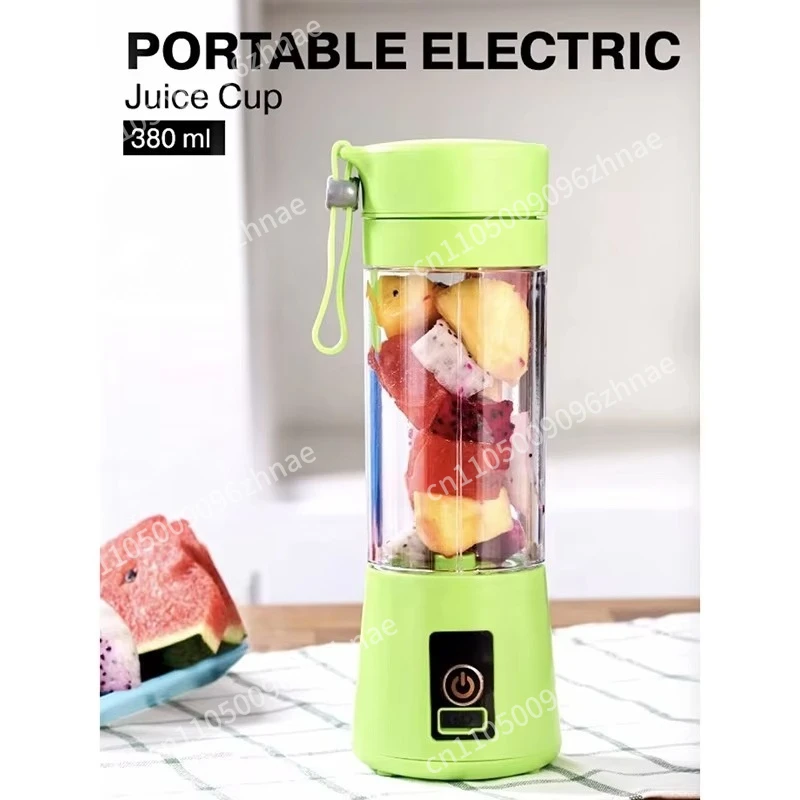 Rechargeable Portable Blender Automatic Handheld USB Fruit Smoothie Juicer Cup Blender Shake Mini Travel Plastic Bottle