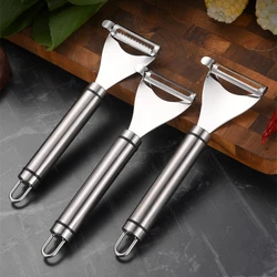 304 Stainless Steel Peeler Manual Potatoes Garlic Grater Multi-Function Fruit Vegetable Cutter Food Crusher Kitchen Accessories