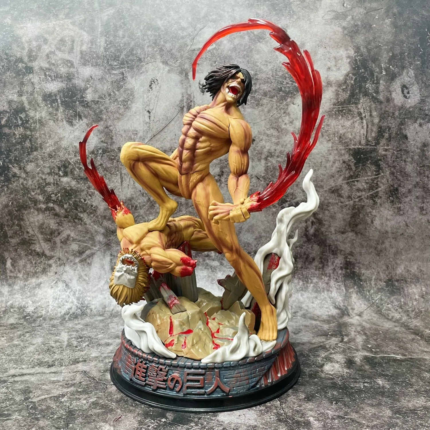 YOYO Battle Eren Attack on Titan Action Figurine Desk Collectible Anime Model Toys Figures Gift