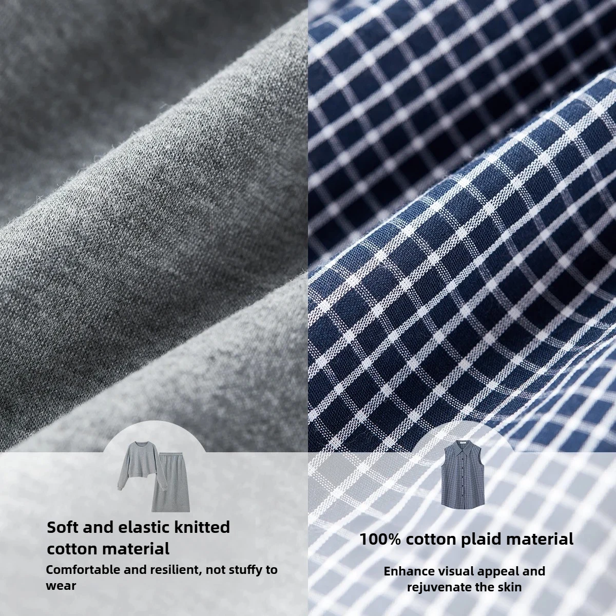 SENTUBILA الخريف المرأة تنورة مجموعة 2025 جديد تخفيف س الرقبة البلوز منقوشة قميص بدون أكمام محبوك ميدي تنورة الإناث 153ZA2481