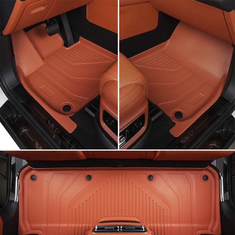 for Lixiang L7 2023 2024 Car Floor Mats Trunk Mats Cargo Liner Protector Waterproof Non-slip Foot Pads Trunk Carpet Kit