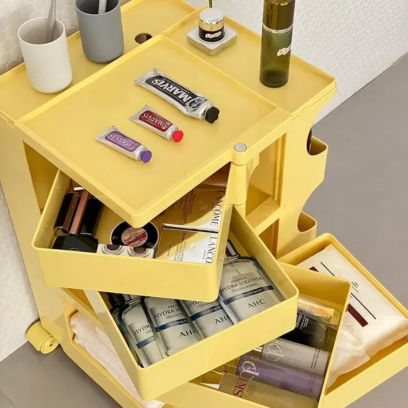 Small Unit with Wheel Storage Living Room  Snacks  Moving Side A Few Small Coffee Table Nordic Nightstand