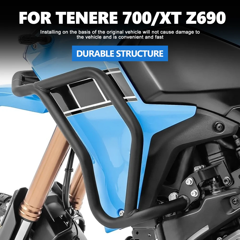 Motorcycle Crash Bar Engine Guard Frame Protector For Tenere 700 XT Z690 Anti-fall Bumper Highway Engine Protection Bar
