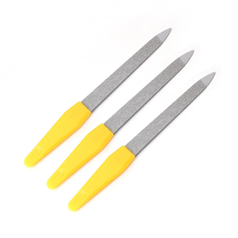 

3-Piece Professional Nail Files For Acrylic & Gel - Double-Sided, Odorless Manicure Tools