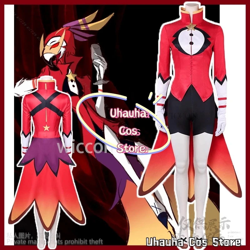 

Аниме Helluvaa Косплей Vassago Костюм Пальто Брюки Фэнтезийные костюмы для Хэллоуина Рождество Женщина Мужчина Ролевая игра Злый демон Индивидуальные