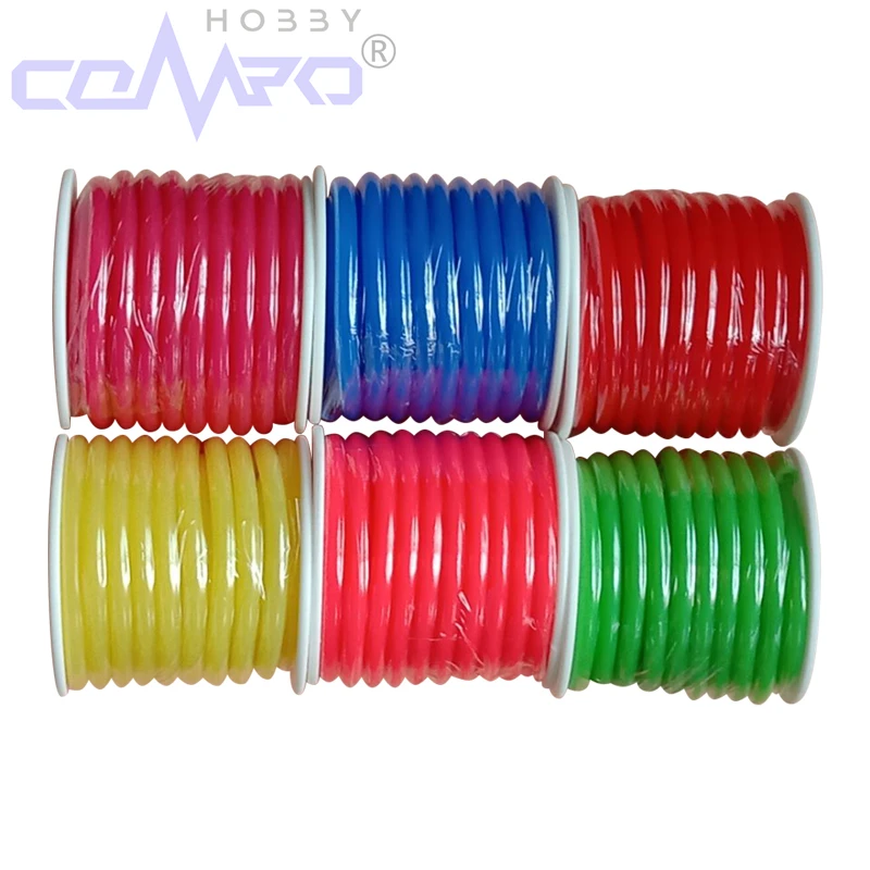 5M Silicon Fuel Line 1 Roll D5x2.5mm Fuel Tubing Nitro(Glow) Engine Line For RC Model Plane Fuel Tank Accessories 6 Colors