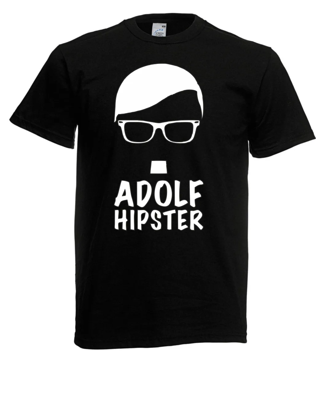 Mens T Shirt L Adolf Hipster Size up to 5XL