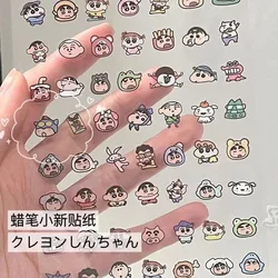 New Cartoon Anime Crayon Shin-chan Sticker Small Pattern Cute Cartoon Cheap Pen Holder Water Cup Mobile Phone Waterproof Sticker