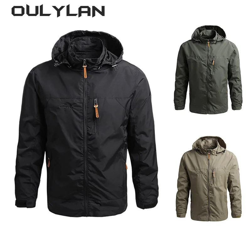 Mountaineering Coat for Men, Trendy Clothes, Windbreaker, Outdoor Sports Jacket, Spring and Autumn Coat, New, 2024