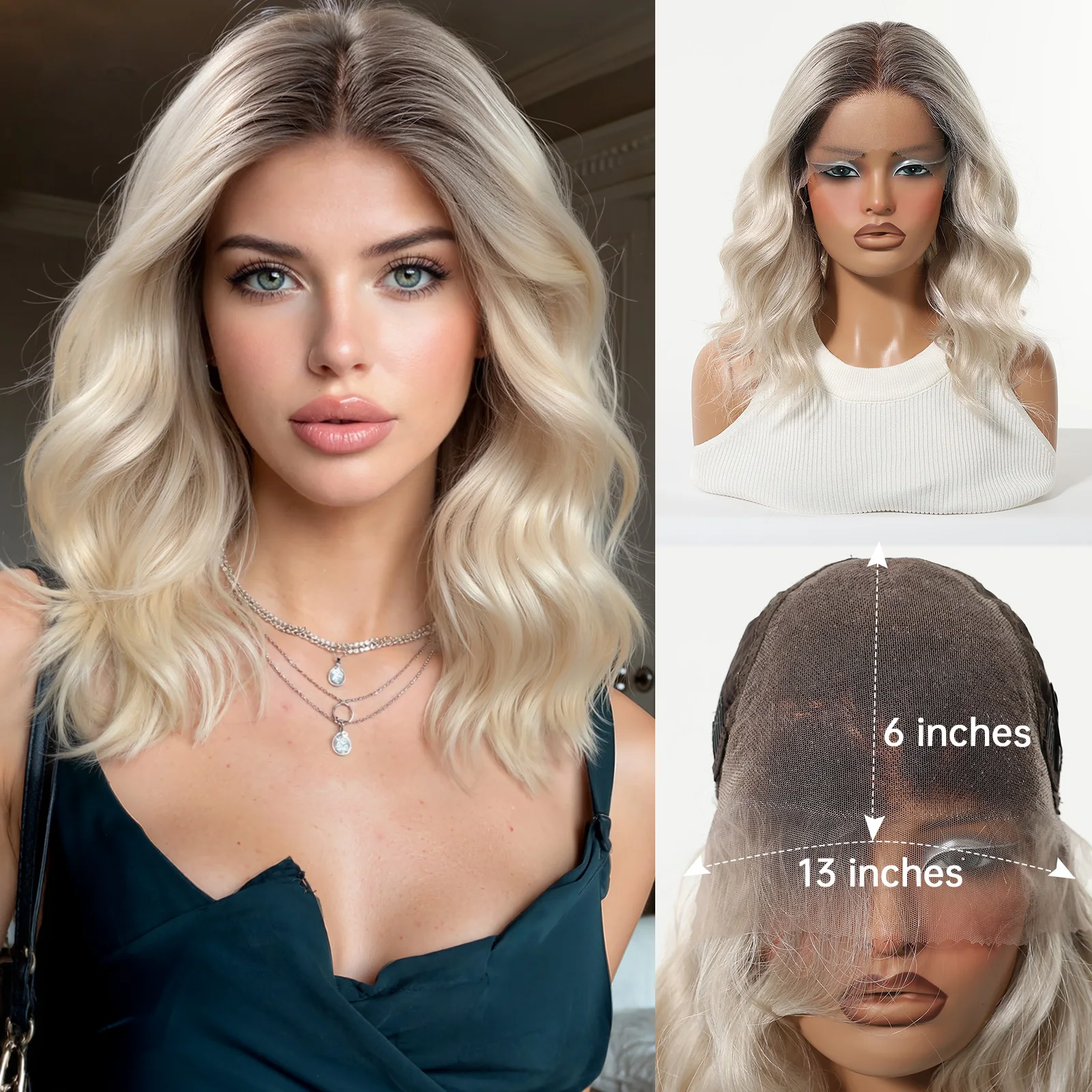 haircube-13x6-lace-front-ombre-blonde-medium-wavy-synthetic-wig-heat-resistant-hair-natural-wig-for-women-daily-halloween-party