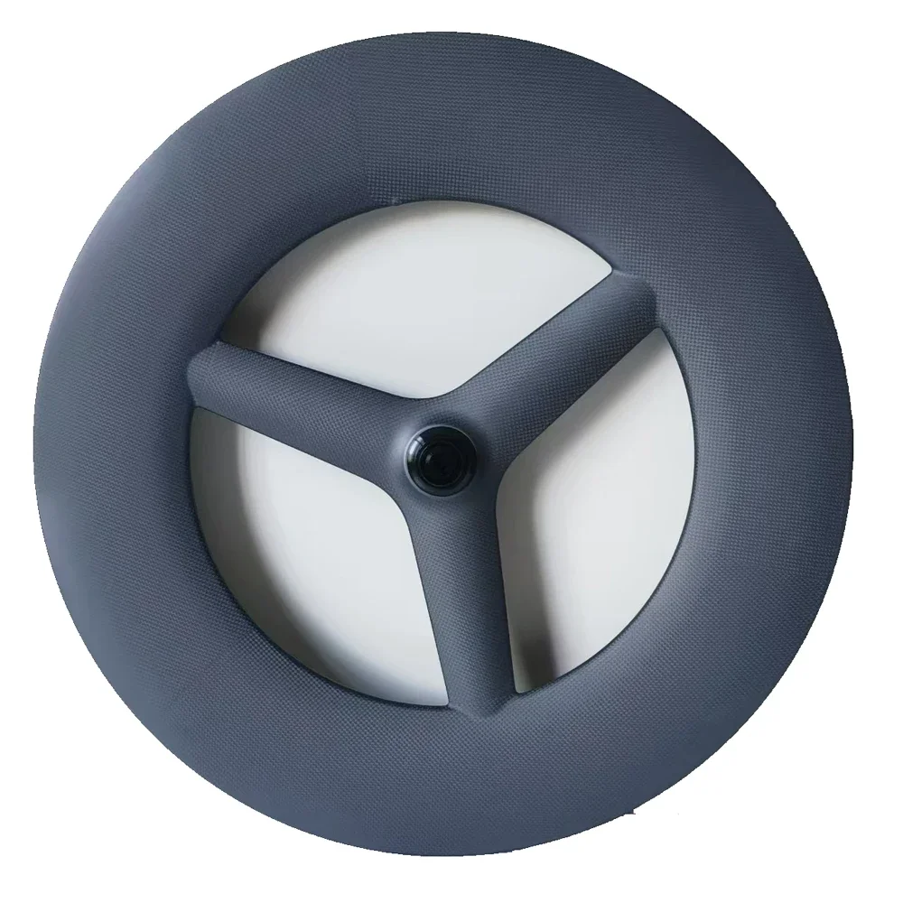 700c 3 Spoke Road/Track/fixed Gear Carbon Wheel Set TT Wheels  for Sale  Disc Brack Track Bike Depth 120MM UK 3K 16K