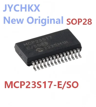 1-10/PCS New MCP23S17-E/SO MCP23S17T-E/SO MCP23S17 SOP28 I/O expander chip In Stock