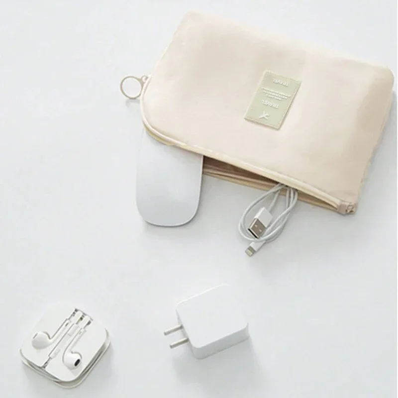 

Travel Organizer Bag Portable Women Cosmetic Storage Bag Digital Product Storage Bag Eeaphone Charging Case Data Cable Organizer