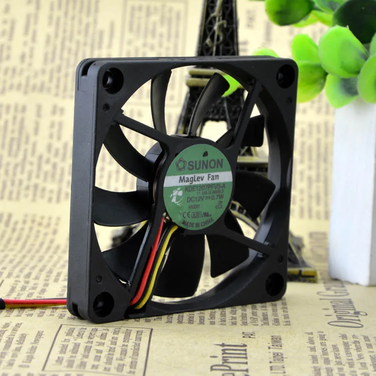 ORIGINAL KDE1207PFV3-A 7 12V 0.7W 7010 CENTÍMETROS VENTILADOR de REFRIGERAÇÃO