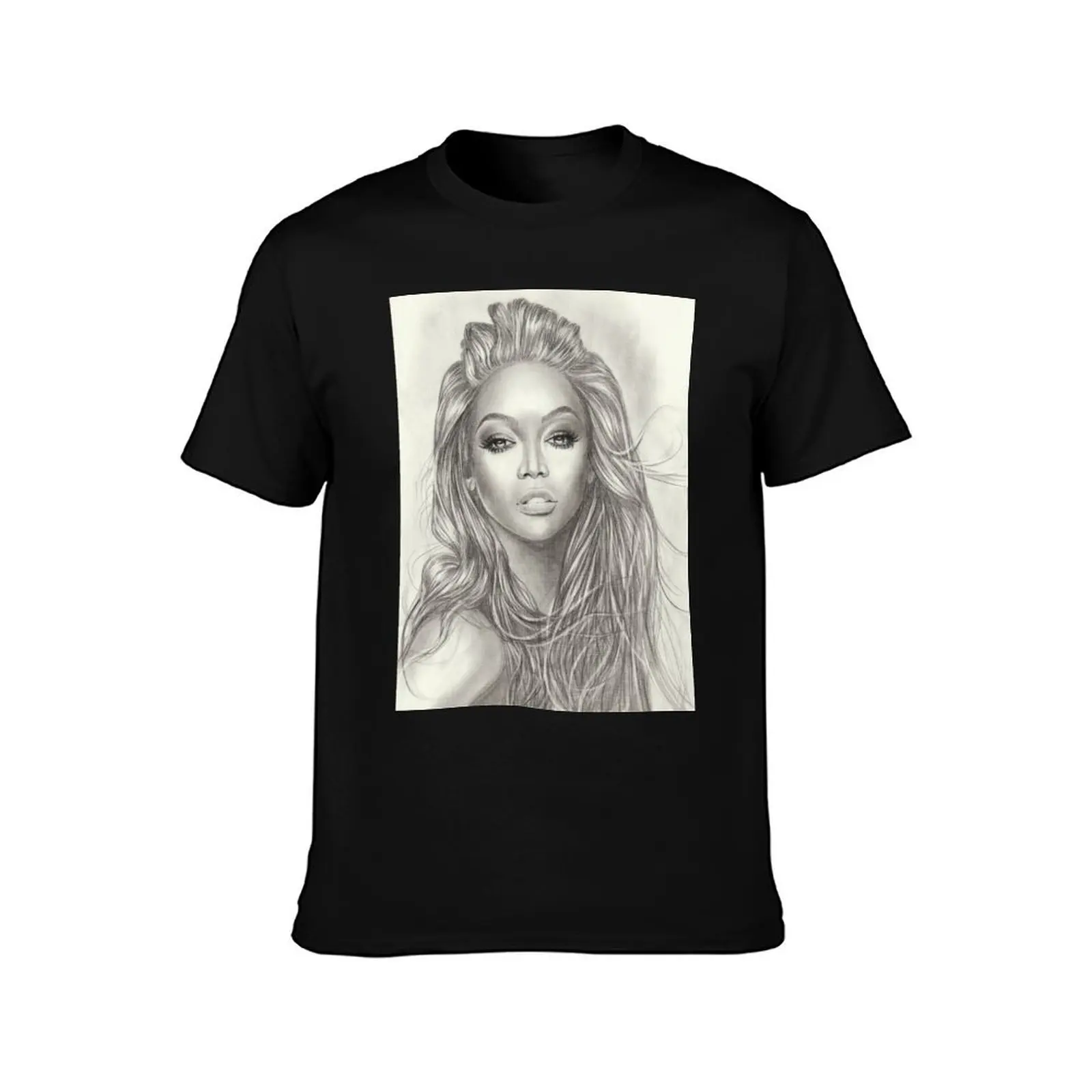 Tyra Banks T-Shirt Summer Casual Cotton Tee Oversized Streetwear Tops Vintage Graphic Print Loose Fit Short Sleeve