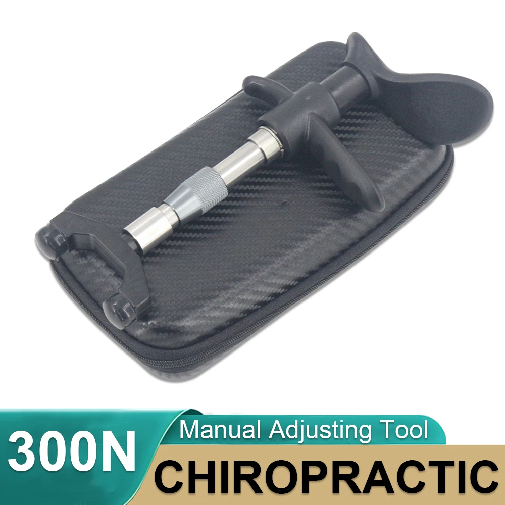 

Professional Chiropractic Adjusting Tool 300N 4 Heads Therapy Spinal Correction For Adjustable Intensity Body Relax Massage