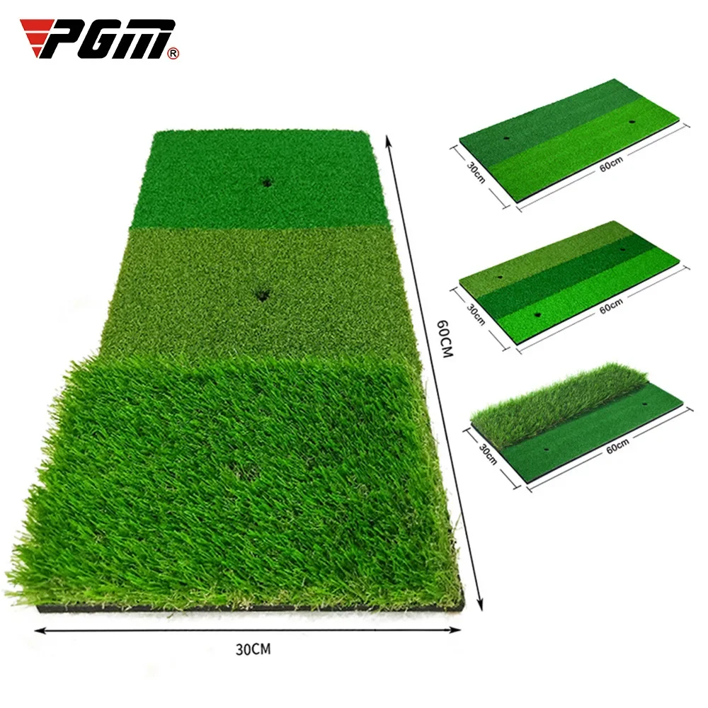 PGM-alfombrilla para golpear Golf, Mini práctica duradera para interiores y exteriores, almohadilla de hierba PP, ejercicio en el patio trasero, accesorios de ayuda para entrenamiento de Golf DJD003