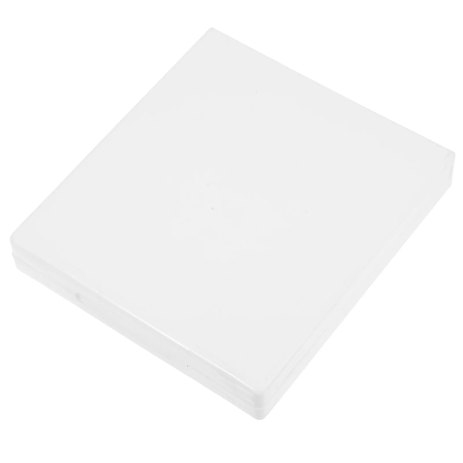 

12-Disc Dvd Case Plastic White Insertable Pages Media Storage Organizer Disc Box Holder Scratch Protection for Home Office