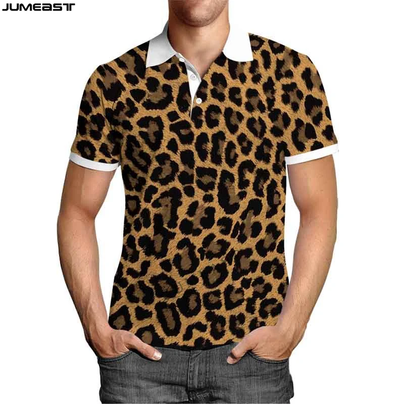 Jumeast Men Women 3D Sweatshirt Male Female Coat Streetwear Leopard Camouflage Polo T Shirt Hip Hop Sport Pullover Tops Tees